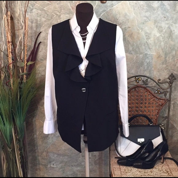 Susan graver🌹stunning black vest - Picture 2 of 12